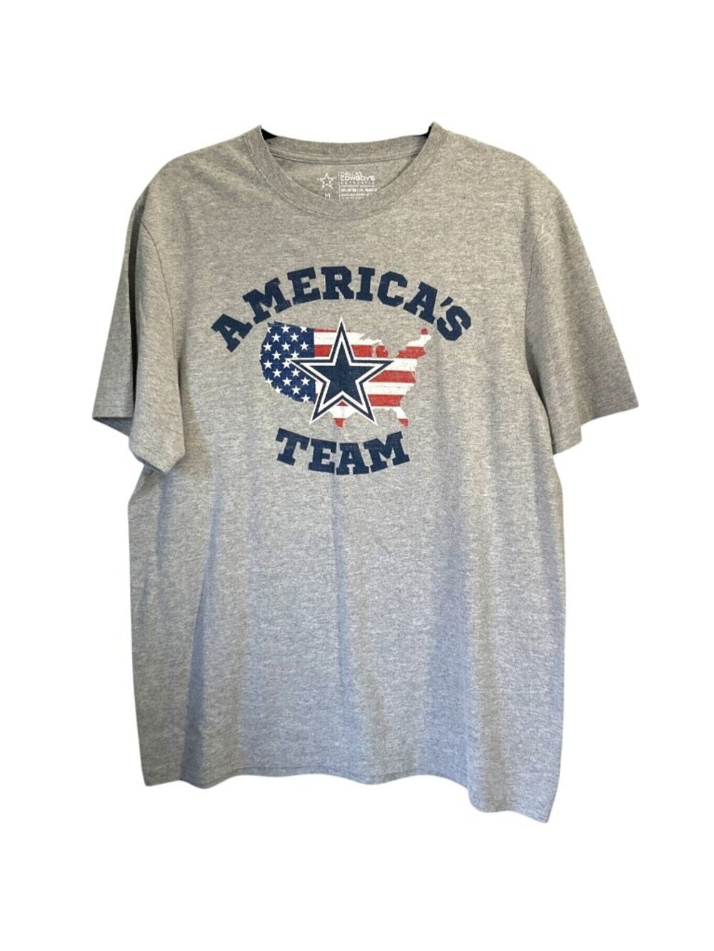 Dallas Cowboys Americas Team T-Shirt Gray M